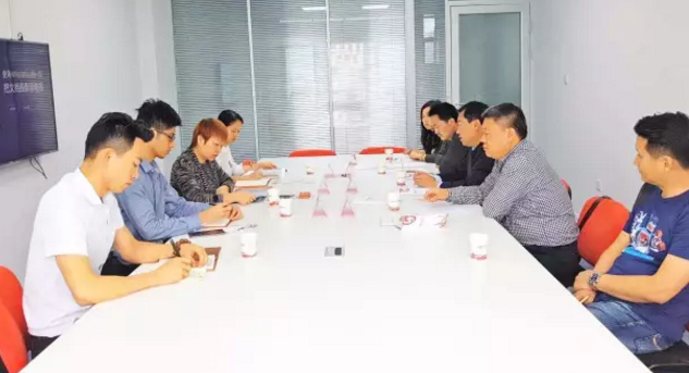 白銀市白銀區領導考察東方龍商務深圳分公司,交流洽談委托招商引資合作事宜